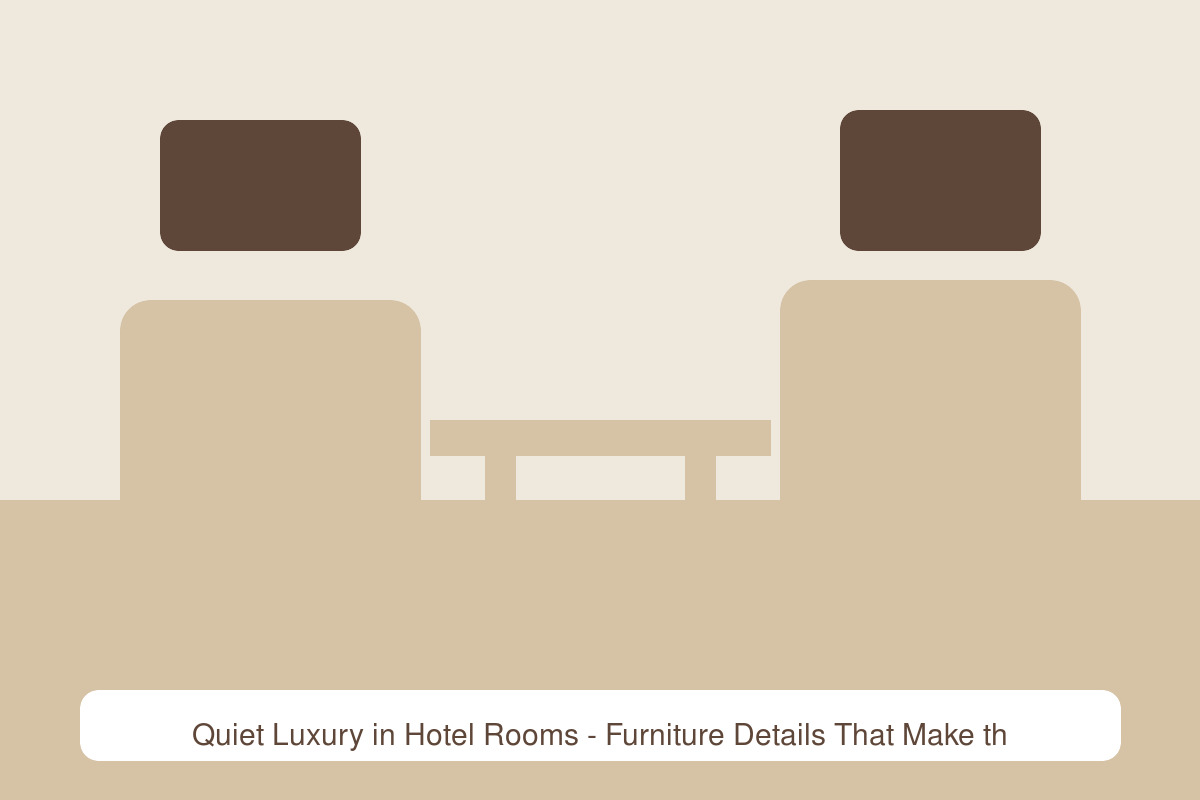 warm hotel lounge with quiet luxury furniture and soft lighting